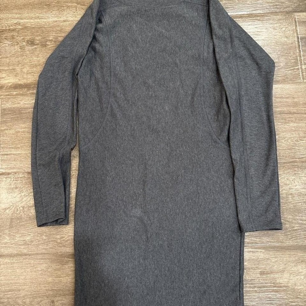 Women's Athleta Dress Size XXS Gray Sweatshirt Dress Cozy‎